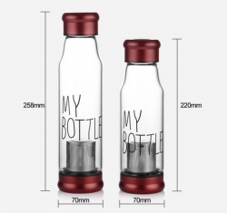 MY BOTTLE Glass Drinking Bottle for Friends