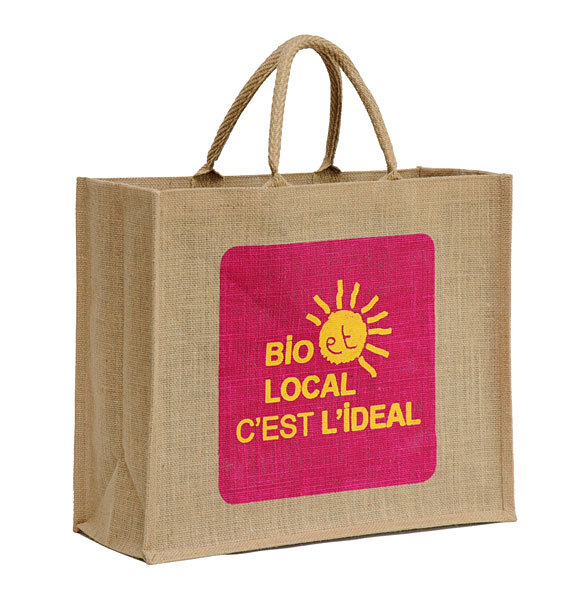 Promotional Tote Jute Bag Made in China