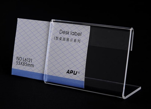 High Transparency Acrylic Desk Label