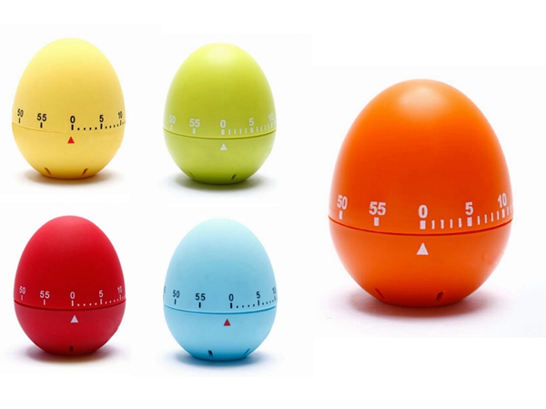 Plastic Egg Shape Unique Kitchen Timer Made in China