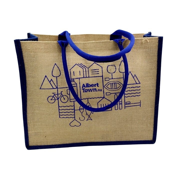 ECO Friendly Jute bag with OEM LOGO for gifts and Pormot