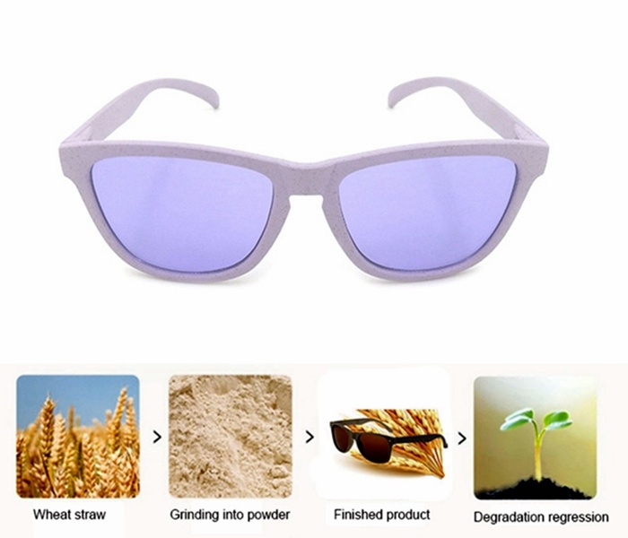 Wholesale Environmentally OEM Custom Recyclable Degradable Sunglasses for Promotion Gifts