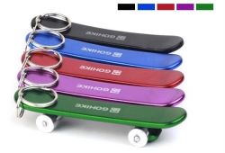 Aluminum Bottle Opener Key Chain in Skateboard Sharp