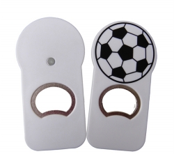 Football sharp Plastic Beer Bottle Opener with Magnet Dot