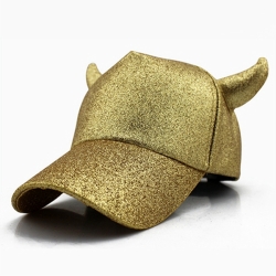 Devil Glitter Fashion Cap