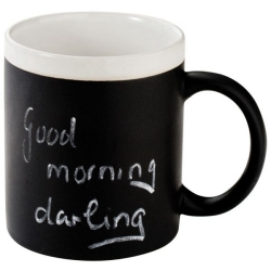 10oz Ceramic Coffee Mug with Chalk