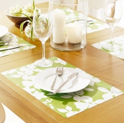 SGS standard PP Placemat UV imprint PVC tablemat