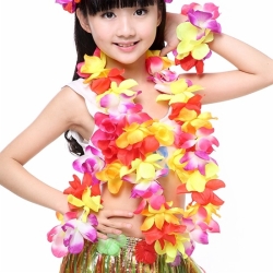 Wholesale Flower Leis Promotion Hawai Flower Necklace