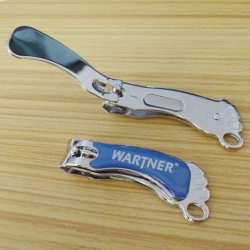 Nailclipper in foot sharp with Customized LOGO for promotion