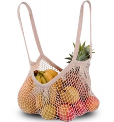 Long handle Reusable Mesh shopping Tote Bag Made in China