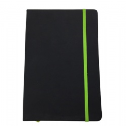 PU Cover A5 notebook with side color