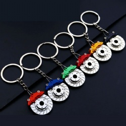 Brake Disc Metal Keychain for Car gift Promotion