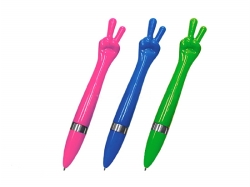 Hand Gesture Stylus Novely Plastic Ball Pen